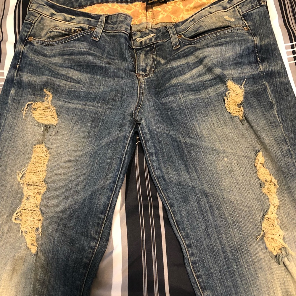 Destroyed Wash GUESS Jeans denim brallette
